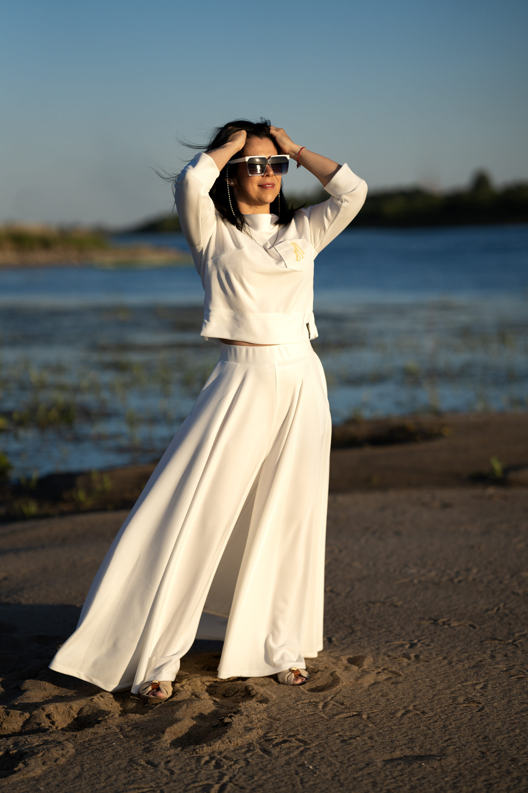 Komplet "Biała Fala - Total White"